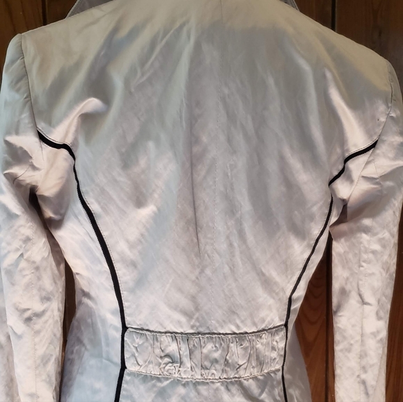 WHITE HOUSE BLACK MARKET Lnwot Women's double-breasted jacket size S tan black - Picture 5 of 15